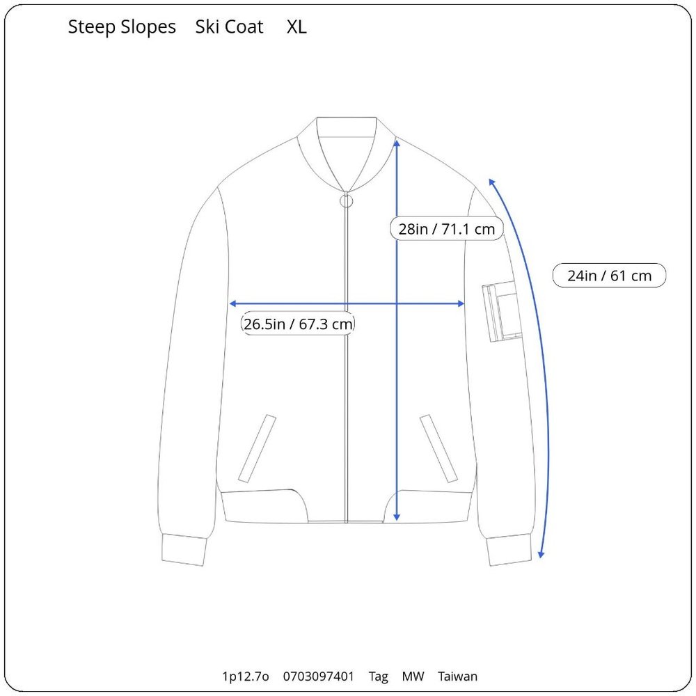 Vintage Steep Slopes Fashion Skiwear Colorblock Winter Ski Snow Gear Coat XL - Picture 10 of 10